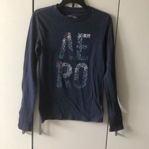Aeropostale Classic Crew  Long sleeve Graphic Tee